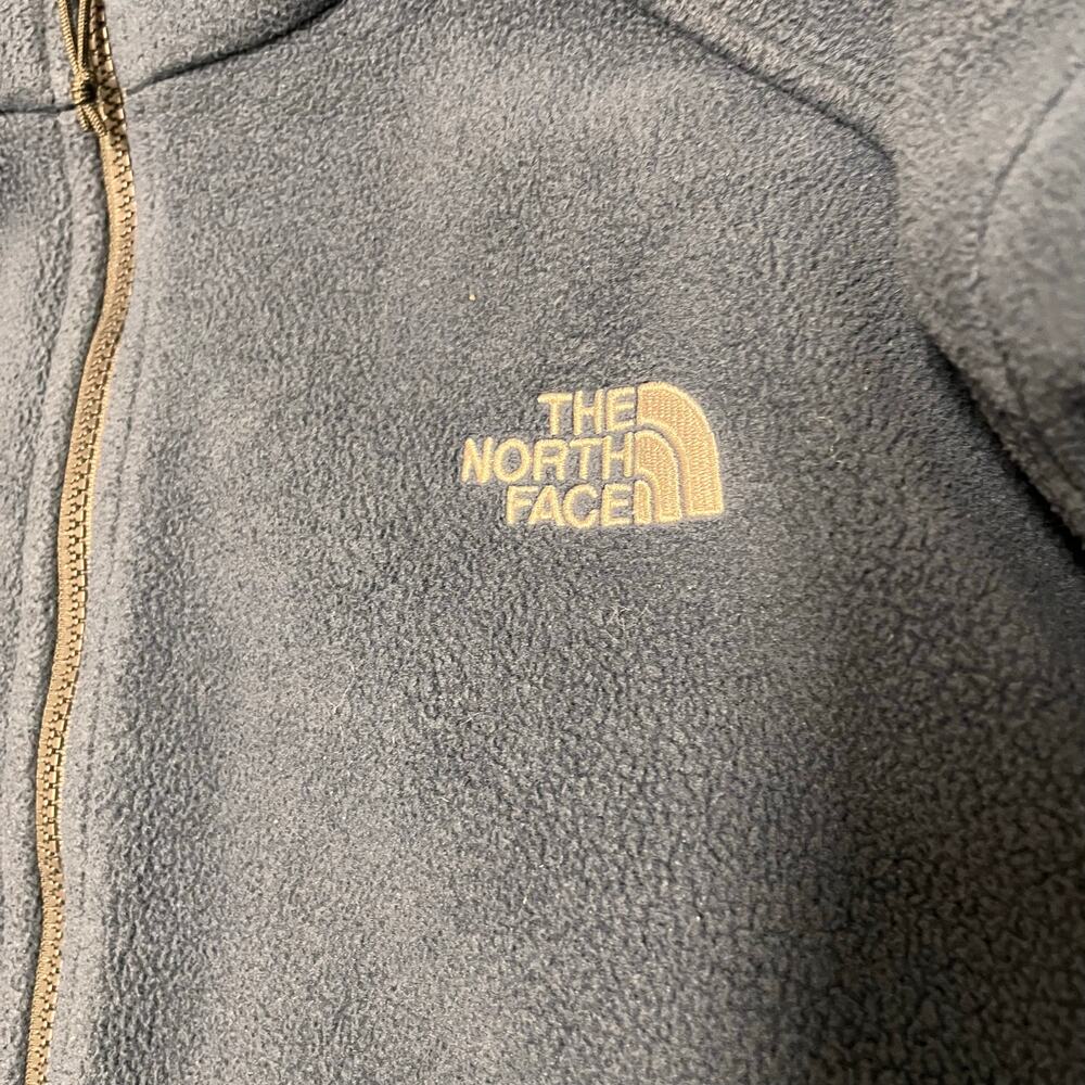 The North Face Fleece Jacket Full Zip Navy Blue Mens XL Outdoor Cozy - Picture 4 of 12